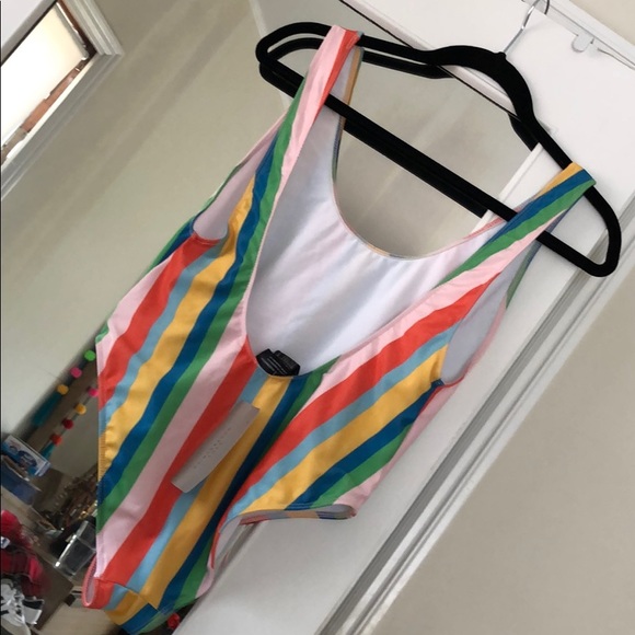 NWT! Zara Multicolored Stripe Swimsuit - M… - Picture 5 of 5